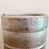 品番0161-2　ビール樽　Miller Brewing　ミラービール　バレル樽　タル　シルバー　ヴィンテージ　012