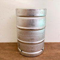 品番0161-4　ビール樽　Miller Brewing　ミラービール　バレル樽　タル　シルバー　ヴィンテージ　埼玉店