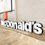 品番0215　3D サイン　McDonald's　マクドナルド　マーキーサイン　立体電飾看板　サインライト　ウォールサイン　ヴィンテージ　金沢店