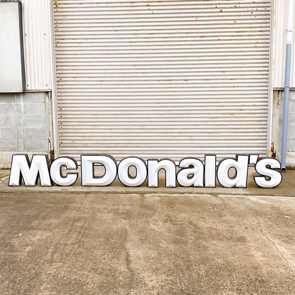 品番0215 3D サイン McDonald's マクドナルド マーキーサイン 立体電飾