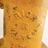 品番2647　消火栓　RIOH VALVE　リッチバルブ　イエロー　オブジェ　ディスプレイ　レトロ　ヴィンテージ　千葉店