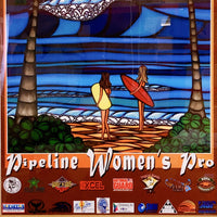 品番0039　ポスター　Pipeline Women's Pro 2010　ヘザーブラウン　ウォールアート　額装　千葉店