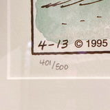 品番1997　PEANUTS　SNOOPY　リトグラフ　限定版　1995年　シリアルナンバー入り　ヴィンテージアート　額装　金沢店