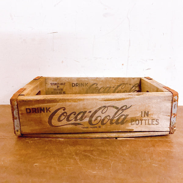 品番3991　ボトルクレート　木箱　Coca-Cola　コカ・コーラ　ボトルケース　ウッドコンテナ　ヴィンテージ　012