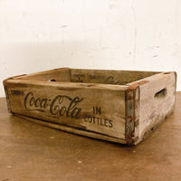 品番3991　ボトルクレート　木箱　Coca-Cola　コカ・コーラ　ボトルケース　ウッドコンテナ　ヴィンテージ　埼玉店