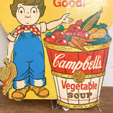 品番1065　Campbell's　キャンベル　サインボード　ウォールデコ　ポスター　看板　ヴィンテージ