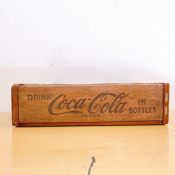品番0837-4　ボトルクレート　木箱　Coca-Cola　コカ・コーラ　ボトルケース　ウッドコンテナ　ヴィンテージ　012