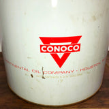 品番1047-1　オイル缶　CONTINENTAL OIL COMPANY　CONOCO　ガソリン缶　ディスプレイ　ヴィンテージ　金沢店