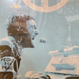 品番0745　ポスター　PEOPLE FOR PEACE　ジョン・レノン 　John Lennon　額装　インテリア　ディスプレイ