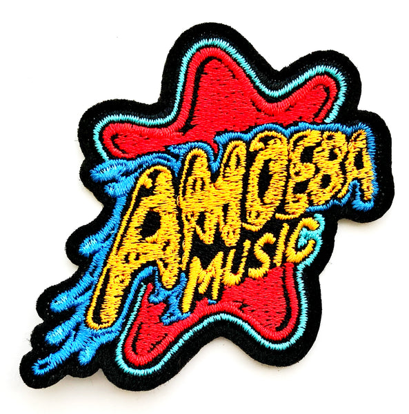 品番0136　新品　Amoeba Music　アメーバミュージック　ロゴ ワッペン　金沢店