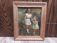 品番1948 アート 少女 子供 額 011