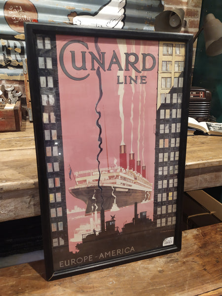 品番2680 Cunard Line キュナード・ライン ケネス・ショースミス 1925s アート ヴィンテージ 011