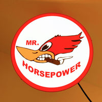 品番0364　サインライト　クレイスミス　Mr. HORSEPOWER　ミスター ホースパワー　ウォールサイン　看板　ヴィンテージ　金沢店