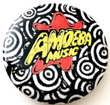 品番0172　新品　Amoeba Music アメーバミュージック　缶バッチ　全4種　アメリカン雑貨