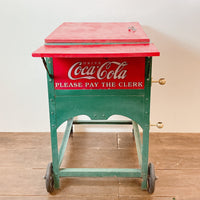 品番2814　Coca-Cola　コカ・コーラ　セルフサーブ コークスマシン　セールスカーゴ　クーラーボックス　ヴィンテージ