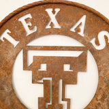 品番0136　カレッジサイン　TEXAS TECH　テキサス テック　メタルサイン　ウォールサイン　デコール　ヴィンテージ