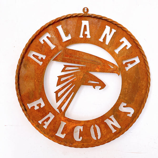 品番0020　NFLサイン　ATLANTA FALCONS　アトランタ ファルコンズ　メタルサイン　ウォールサイン　デコール　ヴィンテージ　金沢店