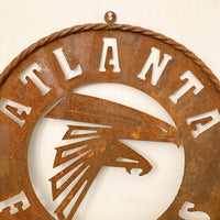 品番0020　NFLサイン　ATLANTA FALCONS　アトランタ ファルコンズ　メタルサイン　ウォールサイン　デコール　ヴィンテージ　金沢店