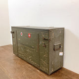 品番2821　スイス軍　Instrumente & Zubehor　楽器収納ボックス　ミリタリートランク　アーミーボックス　ウッドボックス　ヴィンテージ