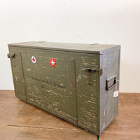 品番2821　スイス軍　Instrumente & Zubehor　楽器収納ボックス　ミリタリートランク　アーミーボックス　ウッドボックス　ヴィンテージ