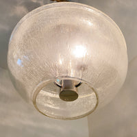 品番3163　ペンダントライト　バブルガラス　気泡　天井照明　吊り下げ照明　アンティーク　ヴィンテージ