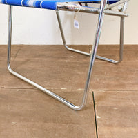 品番3194　Zip Dee　ジップディー　フォールディングチェア　折り畳み椅子　ボーダー　アウトドア　レトロ　ヴィンテージ