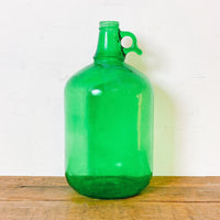 品番1188　グリーン ガラスボトル　1ガロン　ガラス瓶　フラワーベース　花瓶　インテリア　ヴィンテージ　金沢店