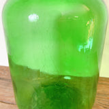 品番1188　グリーン ガラスボトル　1ガロン　ガラス瓶　フラワーベース　花瓶　インテリア　ヴィンテージ　金沢店