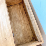 品番2999　木製 ストレージボックス　木箱　ツールBOX　ウッドボックス　収納　レトロ　ヴィンテージ