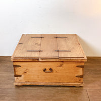 品番2999　木製 ストレージボックス　木箱　ツールBOX　ウッドボックス　収納　レトロ　ヴィンテージ