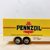 品番0455-1　1/64スケール　トランスポーター　NASCAR RACING CHAMPIONS TRANSPORTER　PENNZOIL　外箱付　ダイキャストカー　ヴィンテージ　金沢店