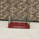 品番0845 Carnation メタルクレート レッド 千葉店