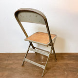 品番0372　フォールディングチェア　CLARIN　クラリン　50's　折りたたみ椅子　ウッドシート　ヴィンテージ
