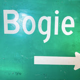 品番3083　ロードサイン　Bogie Rd　ボギーロード　トラフィックサイン　看板　標識　ヴィンテージ　金沢店
