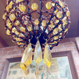 品番0675　キャンドルホルダー　燭台　ボール型　ランプ　天井照明　吊り下げ 照明　アンティーク　ヴィンテージ