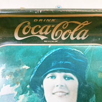 品番0877-1　トレイ　73's　Coca-Cola　コカ・コーラ　ヴィクトリアン　角型　ヴィンテージ