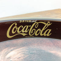 品番0877-3　トレイ　72's　Coca-Cola　コカ・コーラ　ヴィクトリアン　丸型　ヴィンテージ　金沢店