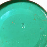 品番1829-1　バケツ　ガーデニング　緑　ブリキ缶　プランター　ディスプレイ　ヴィンテージ