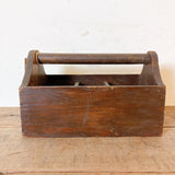 品番1775　キャリーボックス　木箱　ツールBOX　ハンドル付き　ウッドボックス　収納　レトロ　ヴィンテージ　金沢店