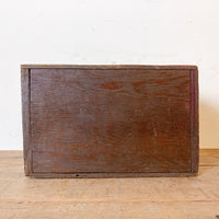 品番1775　キャリーボックス　木箱　ツールBOX　ハンドル付き　ウッドボックス　収納　レトロ　ヴィンテージ　金沢店