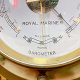 品番0106　気圧計　ROYAL MARINER BAROMETER　ロイヤルマリナー　バロメーター　船舶用　錨　インテリア　ヴィンテージ　011