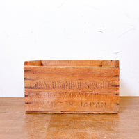 品番3304-1　木箱　CANNED BAMBOO SPROUT　ウッドクレート　運搬箱　収納　ウッドボックス　ヴィンテージ　金沢店