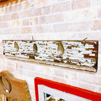 品番1997　コートハンガー　スプーンハンガー　コート掛け　木製ボード　創作　レトロ　ヴィンテージ　金沢店