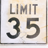 品番0470　ロードサイン　SPEED LIMIT 35　61×76.5cm　速度制限　トラフィックサイン　看板　標識　ヴィンテージ