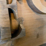 品番1843　サインボード　CAFFE　カフェサイン　木製　看板　ディスプレイ　インテリア　ヴィンテージ