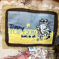 品番0082　革ジャン　子供用　Tommy Top Gun　フライトジャケット　ボンバージャケット　ボーイズ　ヴィンテージ　金沢店