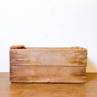 品番1928-1　木箱　ウッドボックス　ウッドクレート　運搬箱　収納　プランターボックス　ヴィンテージ　金沢店