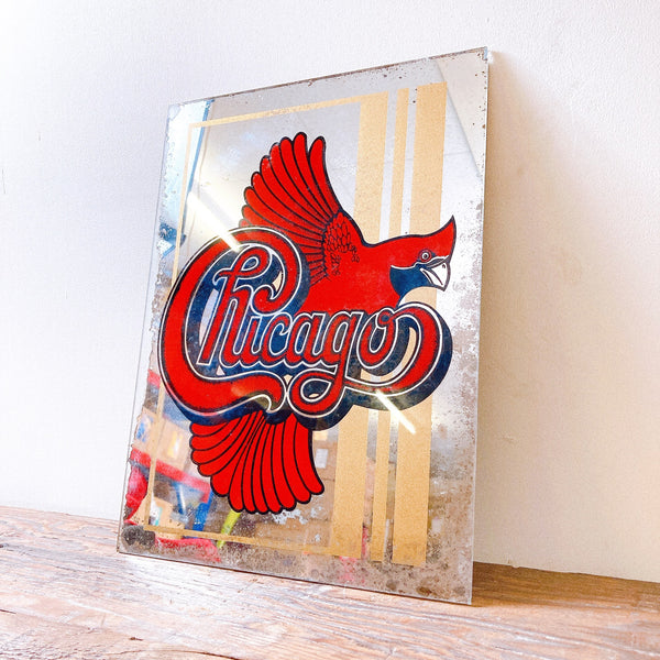 品番0042　パブミラー　Chicago　シカゴ　CHICAGO VIII　壁掛　インテリア　ディスプレイ　ヴィンテージ　千葉店