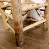 品番0149　バンブーチェア　アームチェア　竹製　ウッドチェア　椅子　ディスプレイ　アンティーク　ヴィンテージ　金沢店