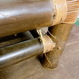 品番0125　バンブーベンチ 　バンブーソファ　2人掛け　竹製　ウッドチェア　椅子　アンティーク　ヴィンテージ　千葉店